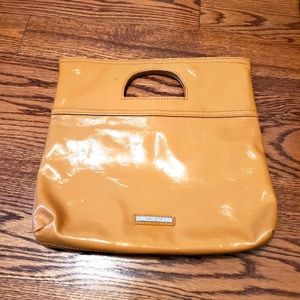 Nine West Mustard-Yellow Shiny Handbag
